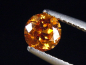 Preview: Spessartit Granat 0,84 Ct. leuchtend orange 5,5 mm Rund Tansania