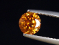 Preview: Spessartit Granat 0,84 Ct. leuchtend orange 5,5 mm Rund Tansania