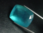 Preview: Fluorit 108,96 Ct. feines Blaugrün Antikschliff - Hesselbach, Schwarzwald, D