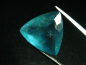 Preview: Fluorite 35,20 Ct. intense blue green facet cut - Hesselbach, Germany B-quality