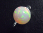 Preview: Opal Ring 3,42 Ct. cabochon 925 Silver - open / any size