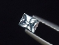 Preview: Saphir stahlblau 0,32 Ct. Naturfarbe Baguette Tansania