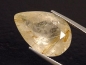 Preview: Rutile Quartz 13,13 Ct. - pear faceted - golden needles