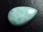 Preview: Larimar 22,52 Ct. pear cabochon - Dominic. Republic