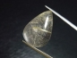 Preview: Rutile Quartz 18,70 Ct. golden Rutile needles pear cabochon