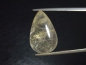 Preview: Rutile Quartz 18,70 Ct. golden Rutile needles pear cabochon