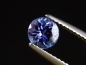 Preview: Tanzanite 0,77 Ct. round - finest blue violet