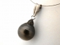 Preview: Tahitian pearl pendant - genuine 14,5 mm pearl in 925 Silver