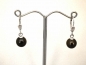 Preview: Tahitian pearl earrings - perfect round 8 mm pearls in 925 Silver