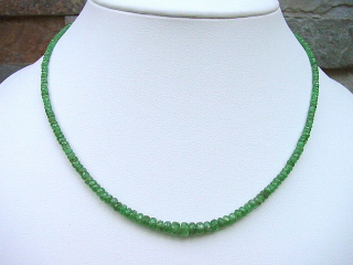 Tsavorite Garnet necklace