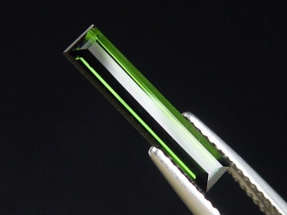 Verdelite / green Tourmaline 1,68 Ct. octagon Brazil