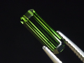 Verdelite / green Tourmaline 1,65 Ct. octagon Brazil