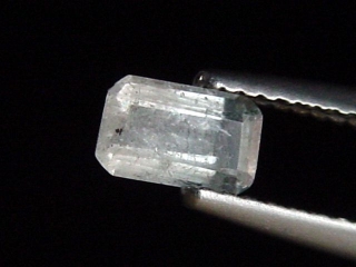 Euclase 0,41 Ct. rare faceted octagon - Bahia, Brazil