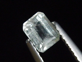 Euclase 0,47 Ct. rare faceted octagon - Bahia, Brazil