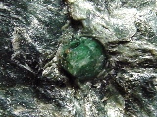 Emerald specimen 55 mm - crystal in matrix Habachtal, Austria