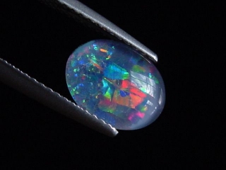 Opal 10 x 8 mm oval cabochon triplet - Australia