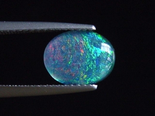 Opal 10 x 8 mm oval cabochon triplet - Australia