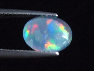 Opal 10 x 8 mm oval cabochon triplet - Australia