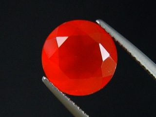 Carnelian 3,10 Ct. glowing orangered round India