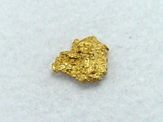 Gold nugget 3,5 mm - Kaareoja, Lappia, Finland