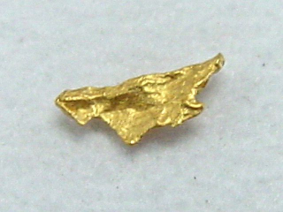 Gold nugget 5,5 mm - Kaareoja, Lappia, Finland