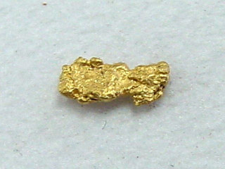Gold nugget 5 mm - Kaareoja, Lappia, Finland