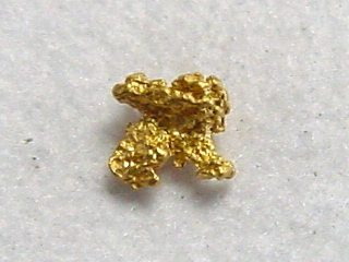 Gold nugget 3,5 mm - Kaareoja, Lappia, Finland