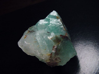 Fluorite crystal 53 mm aqua blue - Grube Hesselbach, Schwarzwald, Germany