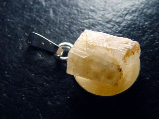 Phenakite crystal pendant 925 silver 18 mm - Piracicaba, Minas Gerais, Brazil