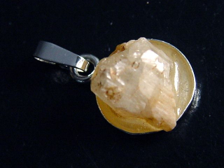 Phenakite crystal pendant 925 silver 18 mm - Piracicaba, Minas Gerais, Brazil