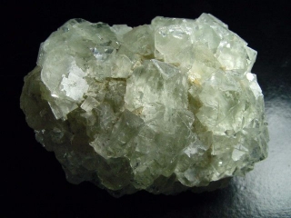 Fluorite specimen 76 mm waterclear crystals - Xianghualing, Hunan, China
