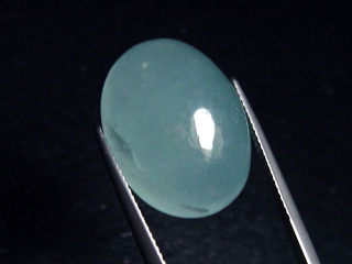 Aquamarine 22,06 Ct. oval cabochon