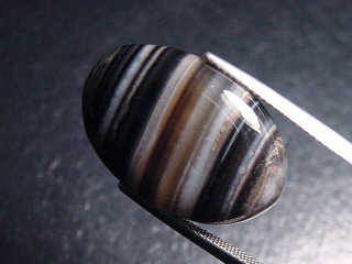 Agate 20,00 ct. banded - cabochon Brazil