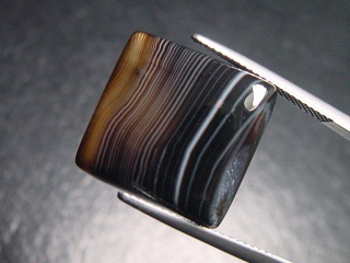Agate 22,71 ct. banded - cabochon Brazil