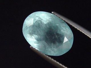 Aquamarin 6,93 Ct. Oval 14,5 x 10,5 mm Brasilien