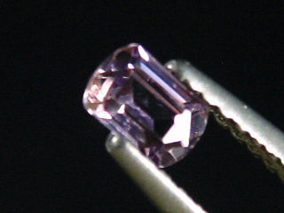 Saphir rosa 0,31 Ct. Naturfarbe Rounded Baguette Tansania