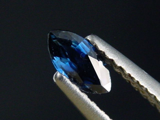 Blue Sapphire 0,28 Ct. navette