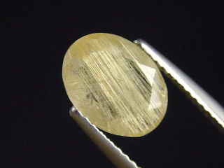 Rutile Quartz 1,62 Ct. faceted Brazil