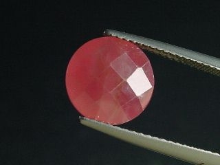 Rhodonite 4,53 Ct. round faceted - Minas Gerais, Brazil