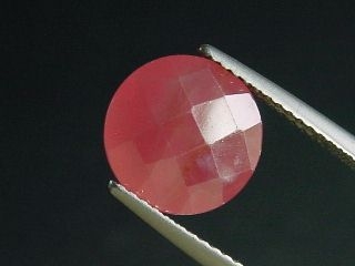 Rhodonite 4,53 Ct. round faceted - Minas Gerais, Brazil