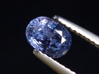 Blauer Spinell 1,09 Ct. Oval 6,5 x 4,5 mm Tansania