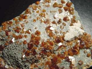 Grossular Garnet specimen 78 mm - Adamello, Val Daone, Trento, Italy