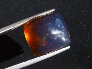 Blauer Bernstein 8,03 Ct. - 16 mm Kissen Cabochon Indonesien