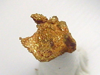 Gold crystalline 5,5 mm - Brusson, Val d'Aosta, Italy