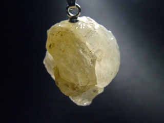 Phenakite crystal pendant 22 mm 925 silver - Piracicaba, Minas Gerais, Brazil