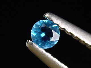 Hauyne / Hauynite 0,07 Ct. 2,5 mm round - Ettringen, Eifel, Germany