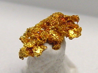 Gold crystalline 8 mm - Brusson, Val d'Aosta, Italy