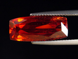 Zincite 14,91 Ct. antique cut faceted Poland