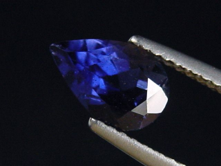 Iolite / Cordierite 1,16 Ct. top color pear - India