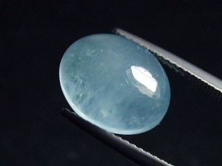 Aquamarin 6,39 Ct. oval cabochon